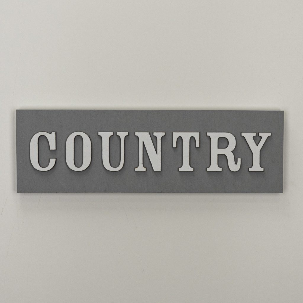 The Basic Signs Product Photos- Country [Grey]