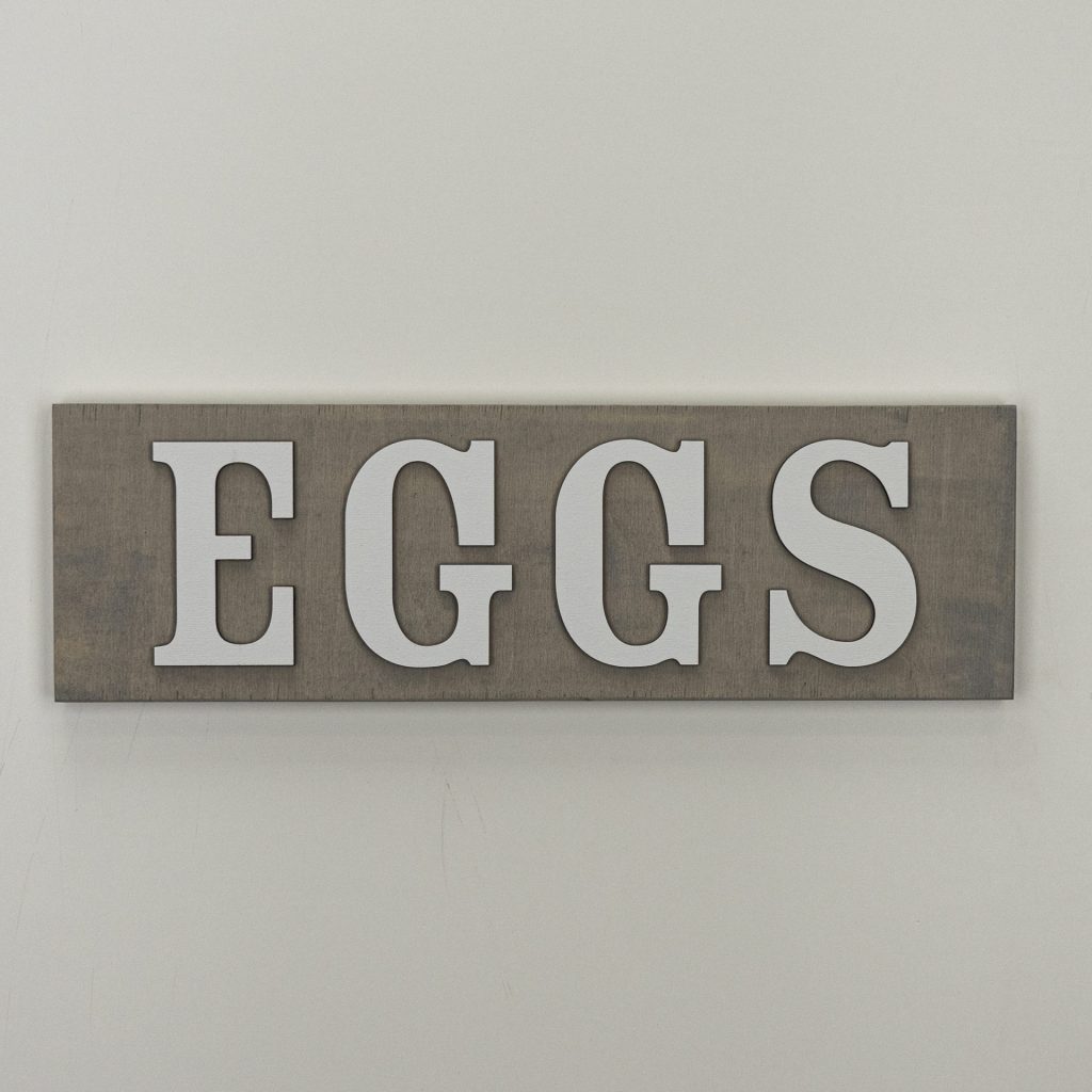 The Basic Signs Product Photos- Eggs [Washed]