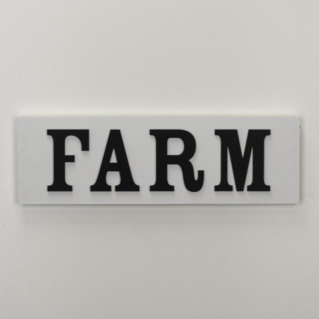 The Basic Signs Product Photos- Farm [White]