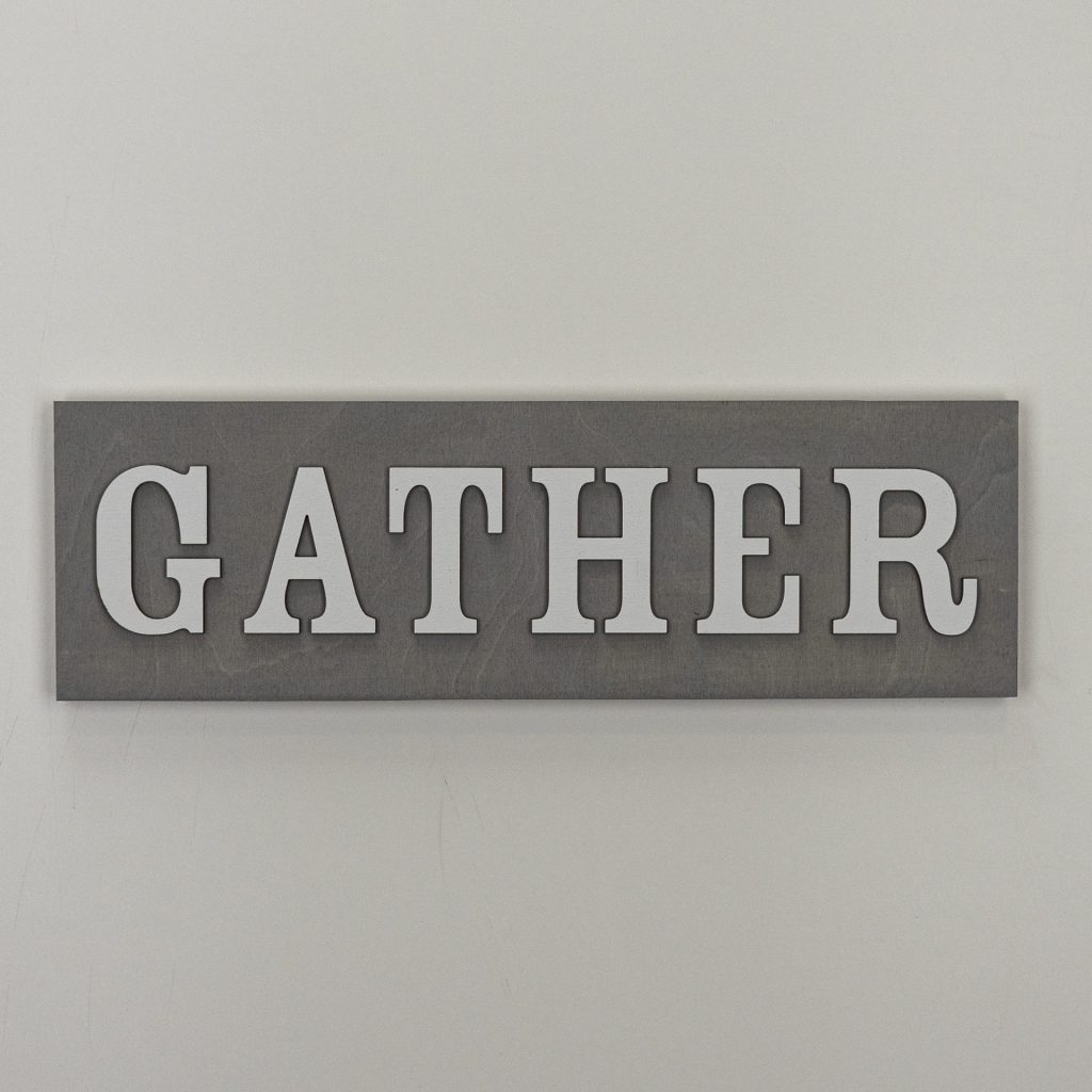 The Basic Signs Product Photos- Gather [Grey]