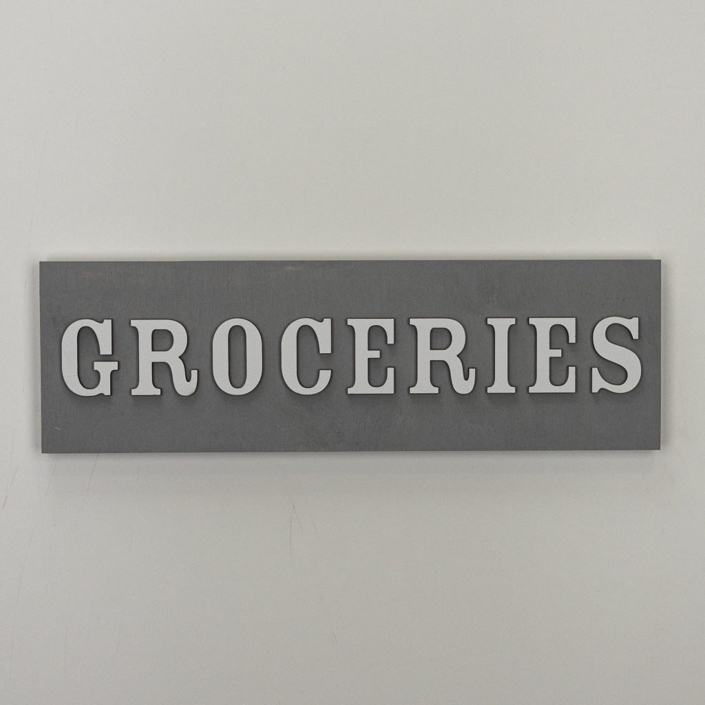The Basic Signs Product Photos- Groceries [Grey]