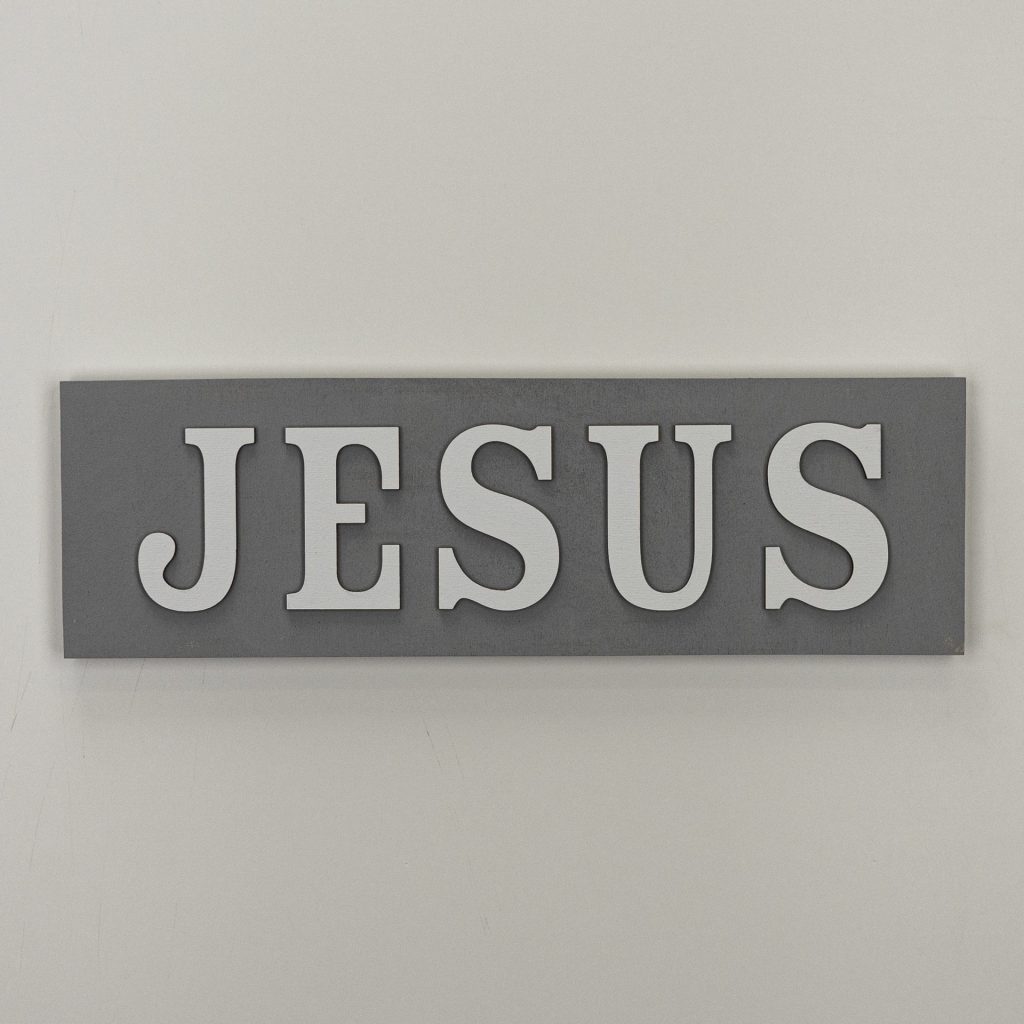 The Basic Signs Product Photos- Jesus [Grey]